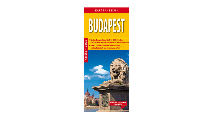 Budapest kartta & opas | Positiivarit verkkokauppa